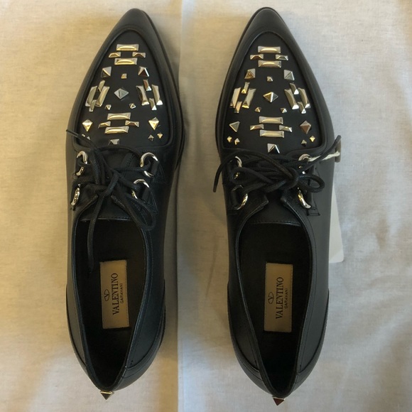 V Creep Leather Lace-Up Platform Shoe (EUR 38) - Picture 4 of 5